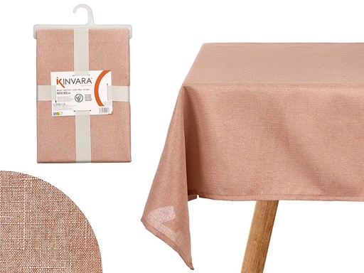 Mantel poliéster rosa palo: Elegancia y resistencia para tu mesa