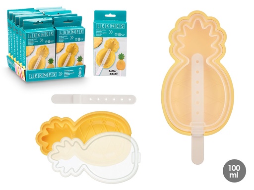 Molde helado piña 100ml: Disfruta refrescantes postres frutales