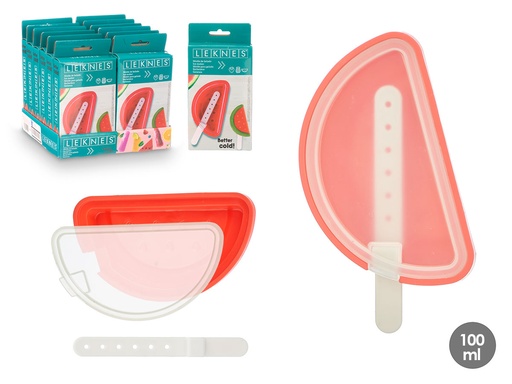 Molde helado sandía 100ml: Crea deliciosos y refrescantes postres