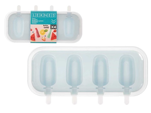 Molde silicona cuatro helados: Disfruta helados caseros fácilmente