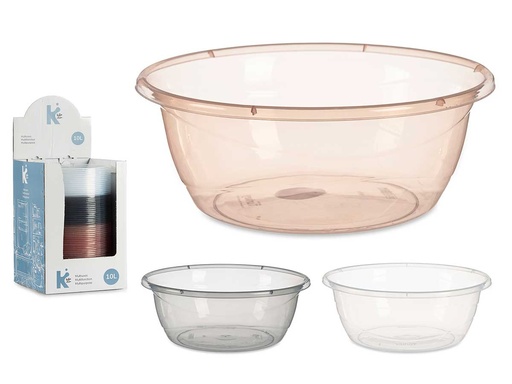 Multiuso plástico 10L transparente: perfecto para organizar y guardar