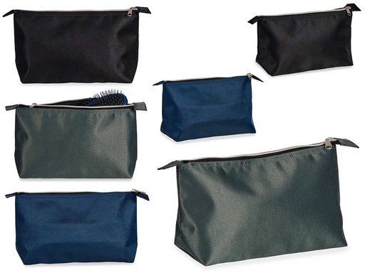 Neceser caballero surtido en 3 colores oscuros, práctico y elegante