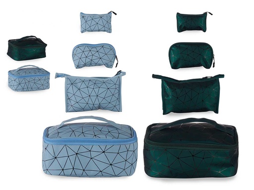 Neceser viaje azul y verde: el organizador perfecto para tus aventuras