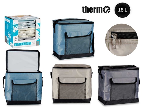Nevera 18l con bolsillo exterior, ideal para tus días de picnic