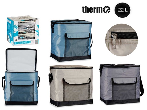 Nevera 22L con bolsillo exterior, ideal para tus picnic y pasteles