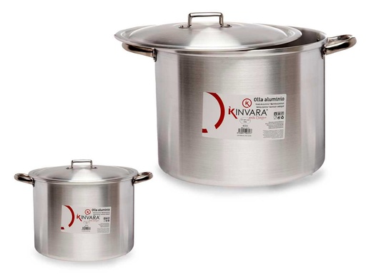 Olla de aluminio de 32 cm para cocina eficiente y duradera