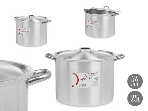 Olla de aluminio, ideal para cocinar fácil y rápido