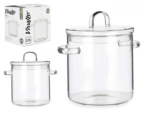 Olla de borosilicato: Resistente, ligera y perfecta para cocinar