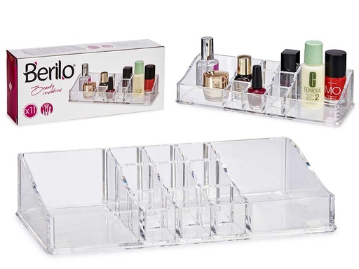 Organizador 11 huecos grandes laterales para óptimo espacio