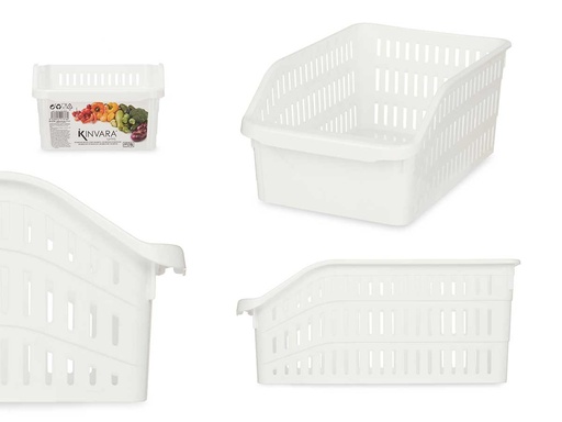 Organizador nevera blanco para mantener todo fresco y ordenado