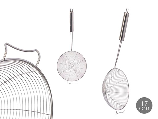 Pala escurridor de acero con soporte: cocina fácil y rápida