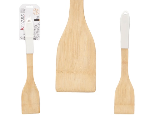 Pala lisa de bambú blanca: elegante, resistente y ecológica