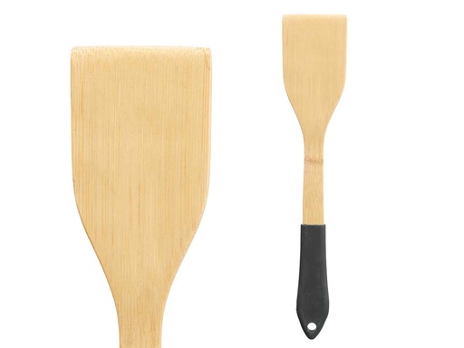 Pala lisa de bambú negra: elegante, duradera y ecológica