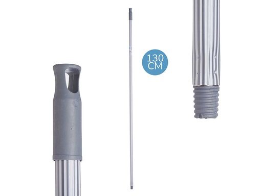 Palo metal rayas gris de 130 cm: ideal para decoración y más