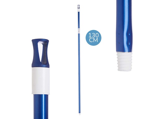Palo metálico azul de 130 cm: resistencia y estilo garantizados