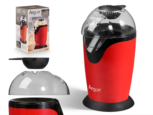Palomitero negro rojo 1200w: Disfruta de palomitas perfectas y rápidas
