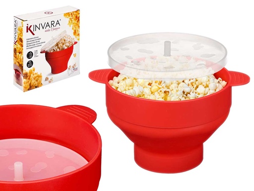 Palomitero silicona microondas: palomitas perfectas y rápidas