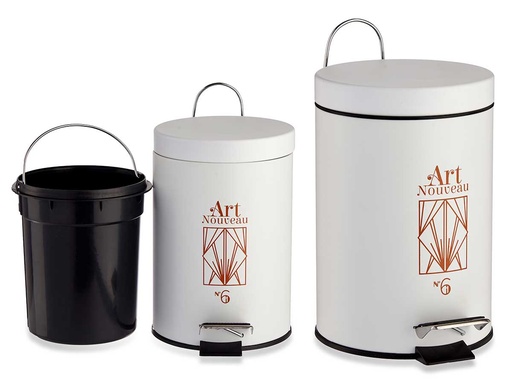 Papelera Art Nouveau 3L: Elegancia y estilo para tu hogar