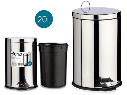Papelera de acero inoxidable 20l: Elegancia y durabilidad en tu hogar