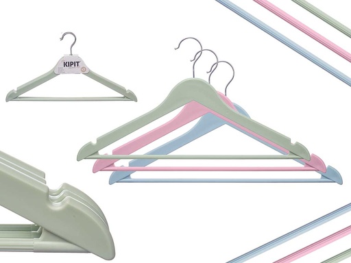 Perchas de Plástico Surtidas - Perfectas para Organizar tu Ropero