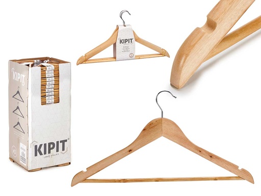 Perchas de madera natural: Elegancia y funcionalidad en tu hogar