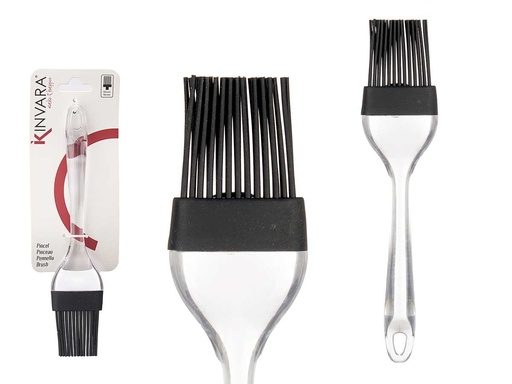 Pincel silicona cocina transparente negro: Durable y fácil de limpiar