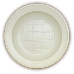 Plato Plástico Crema Hondo 20,5cm