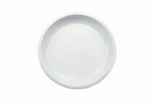 Plato Plástico Crema Llano 22cm