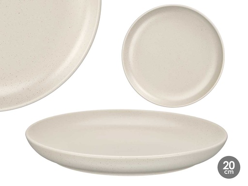 Plato Postre Moteado Gris Claro: Elegancia y Estilo para tu Mesa