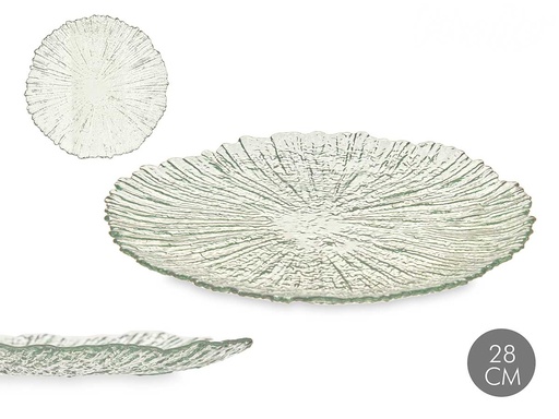 Plato llano 28cm turquesa: Elegancia y color para tu mesa
