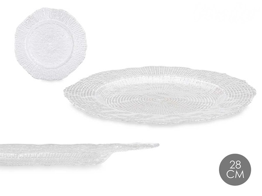 Plato llano 28cm: Elegancia y versatilidad para tu mesa diaria