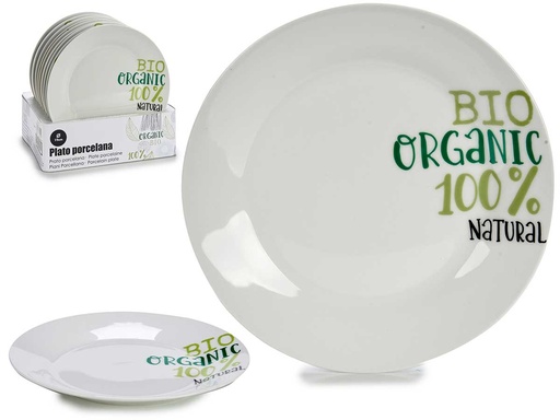 Plato postre porcelana: Elegancia sostenible para tu mesa