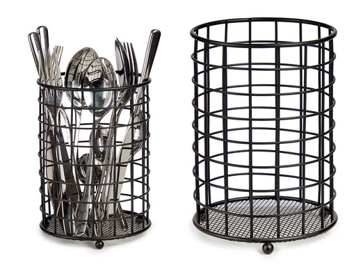 Porta utensilios acero negro: estilo y organización en tu cocina