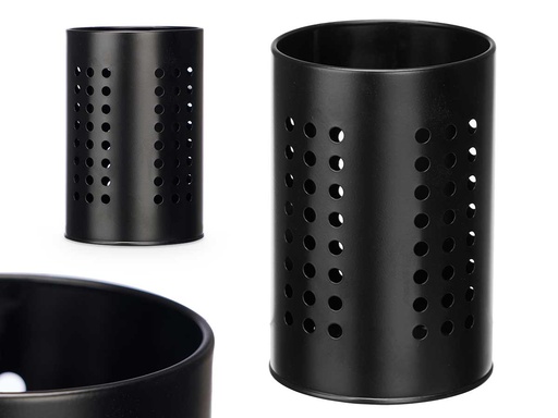 Porta utensilios negro: organización elegante y eficiente en tu cocina