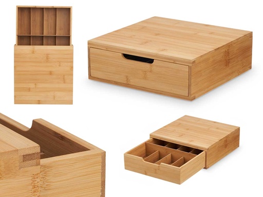 Portacápsulas de café de bambú: Organización elegante y funcional