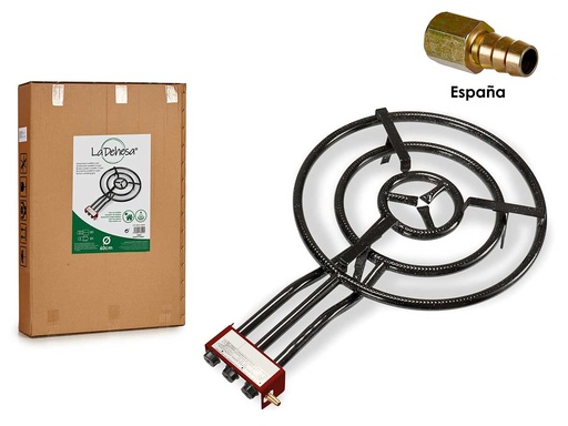 Quemador 600mm de 3 Fuegos: Eficiencia y Potencia en Cocina