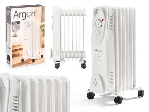 Radiador grande 7 elementos 1500w: Calor eficiente y confortable