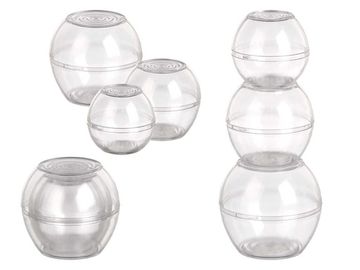 Recipientes esfera: Almacenamiento elegante y práctico para tu hogar