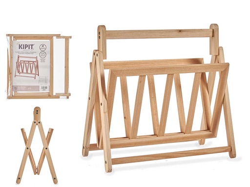 Revistero natural: Elegancia y organización para tu hogar