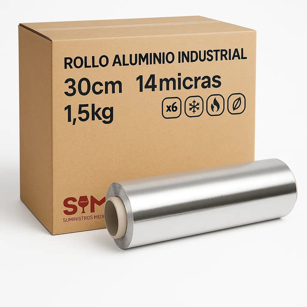 Rollo Aluminio Industrial 30cm