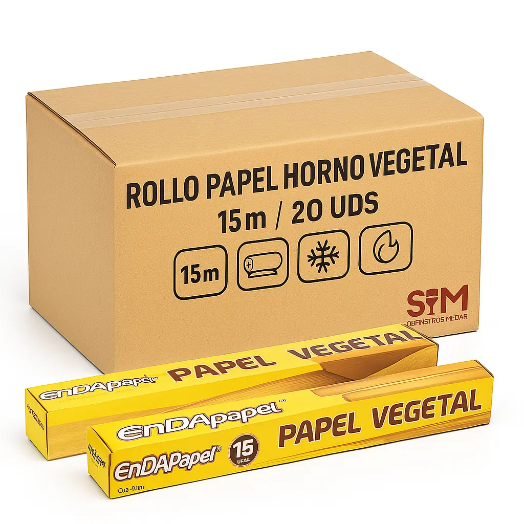 Rollo Papel Horno Vegetal 15m