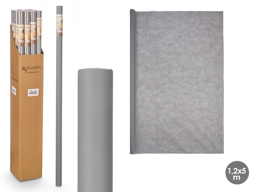 Rollo mantel TNT gris de alta calidad, ideal para tus eventos