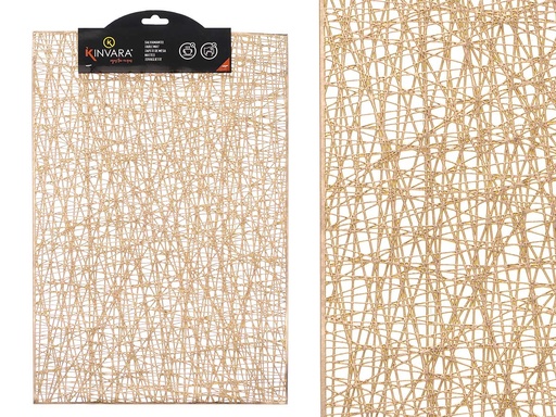Salvamantel rectangular dorado: Elegancia y protección para tu mesa