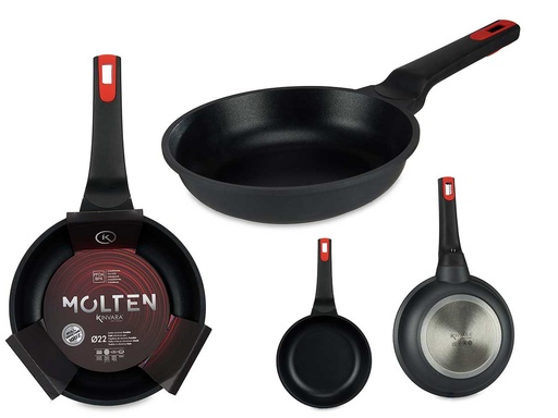 Sarten 22cm al fundido Full Induction Molten: Cocina Perfecta y Rápida
