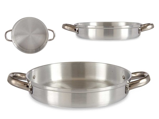 Sartén de aluminio con asas: liviana y práctica de 22 cm