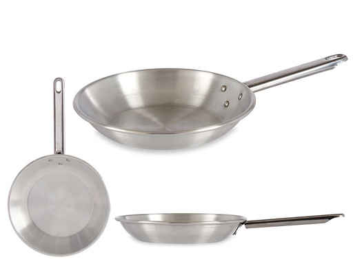 Sartén de aluminio con mango: ligera, duradera y fácil de usar