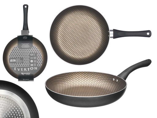 Sartén de inducción antiadherente panel abeja de 26 cm, ¡cocina fácil!