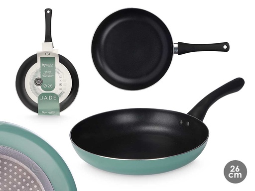 Sartén inducción antiadherente de aluminio prensado, ¡cocina fácil!