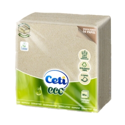 Servilletas 40x40 2C PP Natural