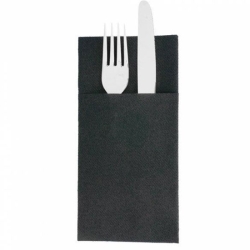 Servilletas Kanguro 40x40 PP Negra